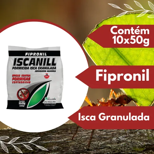 Formicida Iscanill Formigas Cortadeiras Sauvas Jardim 500g - Imagem Secundária